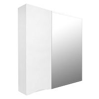 Зеркальный шкаф Loranto CS00086969 Santorini 70х70 см, белый глянцевый