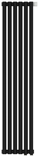 Радиатор Сунержа 31-0312-1206 Эстет-11 отопительный н/ж EU50 1200х270 мм/ 6 секций, матовый черный
