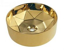 Раковина 40*14 Armadi Art Грань Золото 864