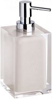 Дозатор Bemeta 120109016-101 Vista для жидкого мыла 7 см, отдельностоящий, бежевый/хром