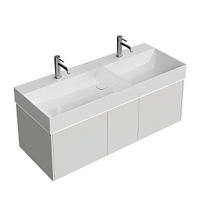 Тумба Kerama Marazzi GR.120.3\AGR.M Grande под раковину подвесная 120х47 см, архитектурный серый