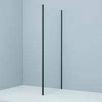 Боковая панель IDDIS, SLI6BS9i23 Slide 90х195 см, черный алюминиевый профиль, матовый