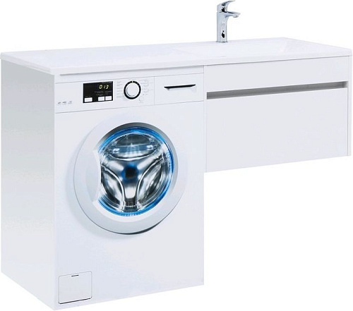 Тумба с раковиной Aquanet 00239218 Токио, 130х48 см, белая снят с производства