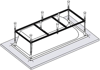 Каркас для ванны Vagnerplast VAGNERPLAST VPK16570