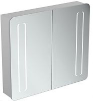 Зеркальный шкафчик Ideal Standard T3388AL Mirror&Light, 80х75 см, Aluminium Effect (алюминий) Зеркальный шкафчик Ideal Standard T3388AL Mirror&Light, 80х75 см, Aluminium Effect (алюминий)