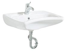 Раковина Creavit BD060-00CB00E-0000 подвесная 60.3х49 см, для людей с огр. возможностями, белый