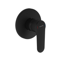 Смеситель Vitra A4272836EXP Root Round для душа, черный матовый Смеситель Vitra A4272836EXP Root Round для душа, черный матовый