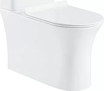 Чаша унитаза Belbagno BB1224CPR-P ANCONA напольного, 36х65 см, белая
