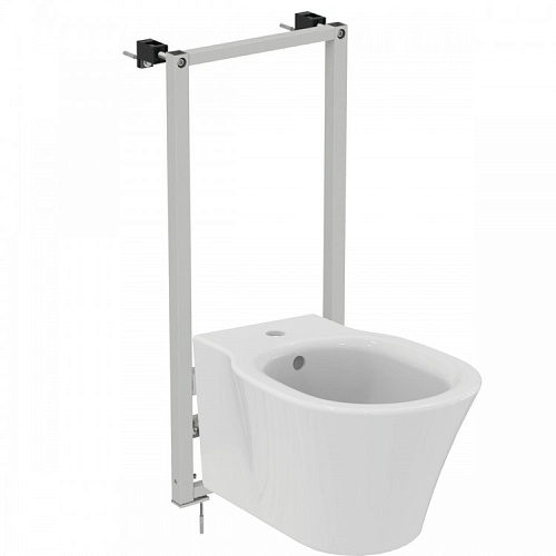 Комплект 2 в 1 Ideal Standard D212101 Prosys Connect Air: подвесное биде E026601 + инсталляция для монтажа R016267, Euro White (евробелый)