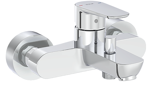 Смеситель Vitra A42946EXP Flow Soft для ванны, хром