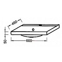Раковина-столешница Jacob Delafon Blog EB291-00