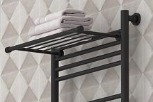 Полка Сунержа 15-2012-4470 прямая 4П (L - 470 мм) н/ж для ДР Полка Сунержа, муар темный титан (РЕ-64)