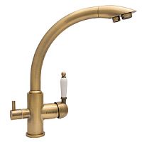 Смеситель Florentina 333.26H.2113.700 Шале FL для кухни, бронза