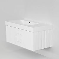 Тумба с раковиной La Fenice Cubo NFNC-01-CUB-B-90-2-90L