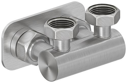 Модуль Сунержа 071-1538-3434, 2х3/4" угловой EU50, сатин