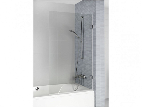 Шторка Riho G001129121 Scandic для ванны VZ NXT X107 80x150 см L, черный