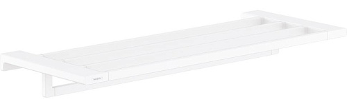 Hansgrohe Полка для полотенец AddStoris Hansgrohe 41751700, матовый белый купить недорого в интернет-магазине Керамос