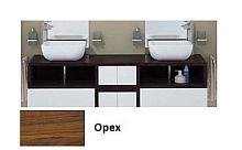 Тумба под раковину Акватон Интегро 160 1A143901INH30 орех шпон, 160х23х50