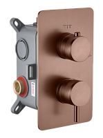 Смеситель встраиваемый Boheme Cell 135-2-BRB