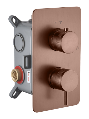 Смеситель встраиваемый Boheme Cell 135-2-BRB Смеситель встраиваемый Boheme Cell 135-2-BRB