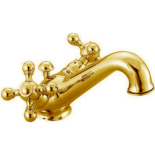 Смеситель для раковины Cisal AR00051024  Arcana , с донным клапаном, цвет золото снят с производства