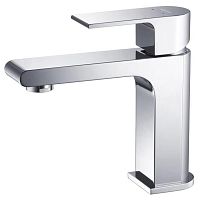 Смеситель Aquatek AQ1410CR Лира для раковины, без донного клапана, хром