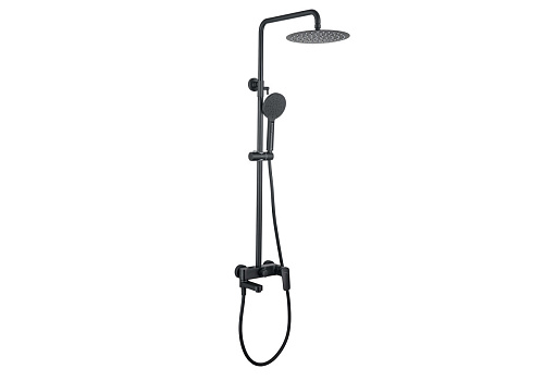 Душевая система Aquatek AQ2040MB Вега 3jet 250 мм, черный матовый Душевая система Aquatek AQ2040MB Вега 3jet 250 мм, черный матовый