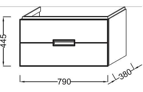 Тумба под раковину Jacob Delafon Reve EB1136-HU купить недорого в интернет-магазине Керамос Тумба под раковину Jacob Delafon Reve EB1136-HU купить недорого в интернет-магазине Керамос