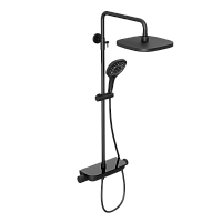 Душевая система с термостатом ABELSBERG Lineara SNS52890MB