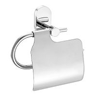 Держатель для туалетной бумаги с крышкой, латунь, Mirro Plus, IDDIS, MRPSBC0i43