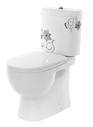 Унитаз-компакт Sanita Luxe ARTSLCC10040622 Art Flora напольный 35х62 см, с сиденьем, белый Унитаз-компакт Sanita Luxe ARTSLCC10040622 Art Flora напольный 35х62 см, с сиденьем, белый