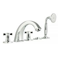 Смеситель Migliore 28492 Korona на борт ванны, хром