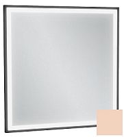Зеркало Jacob Delafon EB1433-S09 Allure & Silhouette, 60 х 60 см, с подсветкой, рама телесный сатин