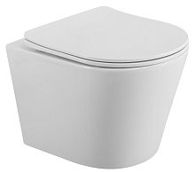 Унитаз подвесной, чаша BelBagno FLAY-R BB053CHR/SC