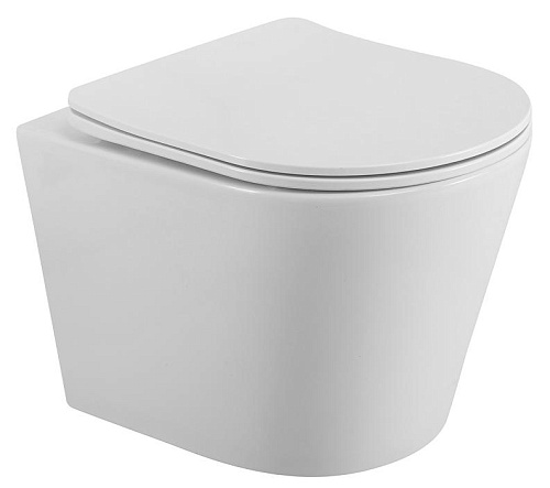 Унитаз подвесной, чаша BelBagno FLAY-R BB053CHR/SC Унитаз подвесной, чаша BelBagno FLAY-R BB053CHR/SC