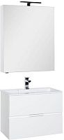 Комплект мебели Aquanet 00184620 Алвита для ванной комнаты, белый купить недорого в интернет-магазине Керамос