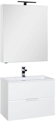 Комплект мебели Aquanet 00184620 Алвита для ванной комнаты, белый купить недорого в интернет-магазине Керамос
