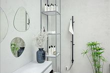 Полотенцесушитель электрический Vincea VTD-1DGE 15х140 см, таймер, графит