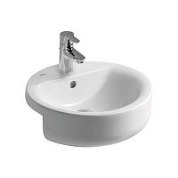 Раковина Ideal Standard E806501 Connect полувстраиваемая 45 см, с 1-м отверстием под смеситель, Euro White (евробелый) Раковина Ideal Standard E806501 Connect полувстраиваемая 45 см, с 1-м отверстием под смеситель, Euro White (евробелый)