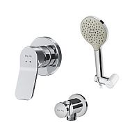 Набор AM.PM FB85A2H020 X-Joy: смеситель для душа, душевой набор, шланговое присоединение, хром