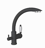 Смеситель Florentina 333.25H.2113.102 Шале FL для кухни, черный