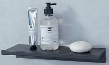Полка Jacob Delafon E940340-BLV Nouvelle для ванной комнаты, 43 см, черная купить недорого в интернет-магазине Керамос