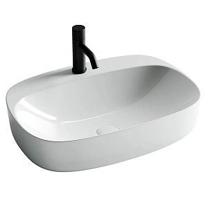 Умывальник Ceramica Nova CN5012 Element, чаша накладная 59.5х42 см, белый