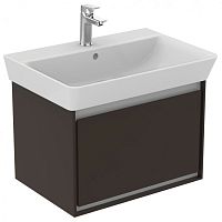 Тумба Ideal Standard E0847VY Connect Air для раковины 65х40 см, подвесная, Matt Dark Brown + Matt White (темно-коричневый матовый + белый матовый) Тумба Ideal Standard E0847VY Connect Air для раковины 65х40 см, подвесная, Matt Dark Brown + Matt White (темно-коричневый матовый + белый матовый)