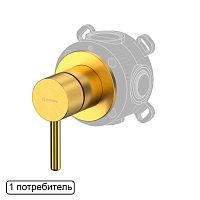 Смеситель, встраиваемый, внешн.часть Whitecross Y brushed gold 2-Y1241GLB