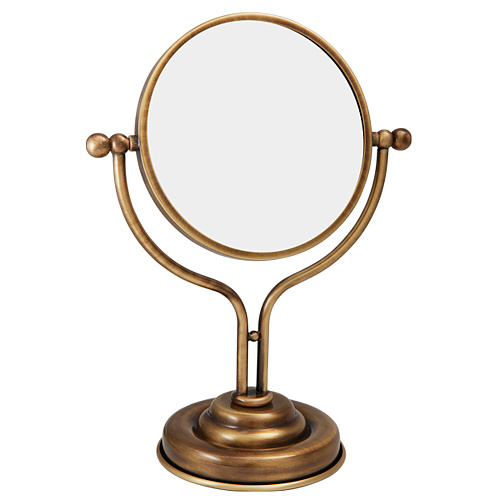 Зеркало Migliore 17171 Mirella оптическое настольное D18 см (2Х), бронза купить недорого в интернет-магазине Керамос