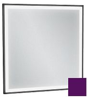 Зеркало Jacob Delafon EB1433-S20 Allure & Silhouette, 60 х 60 см, с подсветкой, рама сливовый сатин