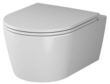 Унитаз AM.PM C8F1700SC Func, подвесной 49 см, FlashClean с сиденьем микролифт, белый
