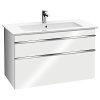 Тумба с раковиной Villeroy & Boch Venticello A926 01DH+4104 ALR1, белый глянец
