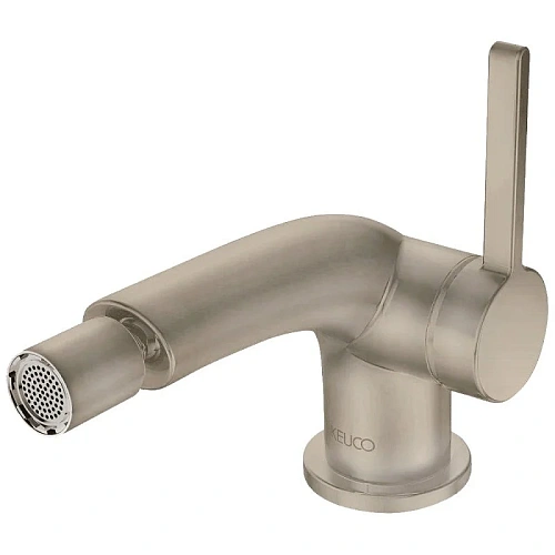 Смеситель Keuco 51509050000 Edition 400 для биде однорычажный, никель шлифованный Смеситель Keuco 51509050000 Edition 400 для биде однорычажный, никель шлифованный